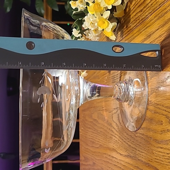 Princess House Heritage Compote Serving Centerpiece Bowl - Picture 5 of 8